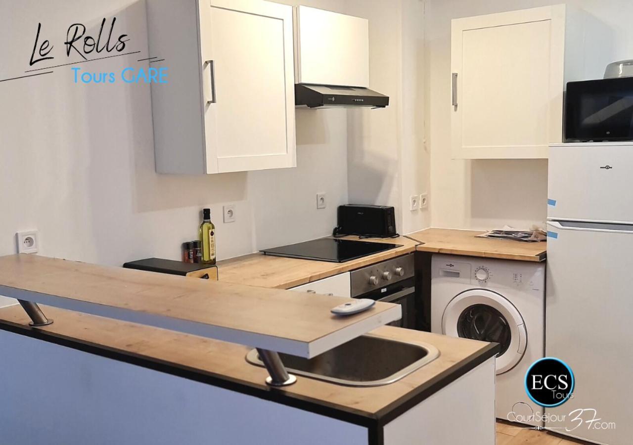 "Le Roll'S" - 1 Chambre - 5 Couchages - Calme - Terrasse - Parking Prive Tours Exteriör bild