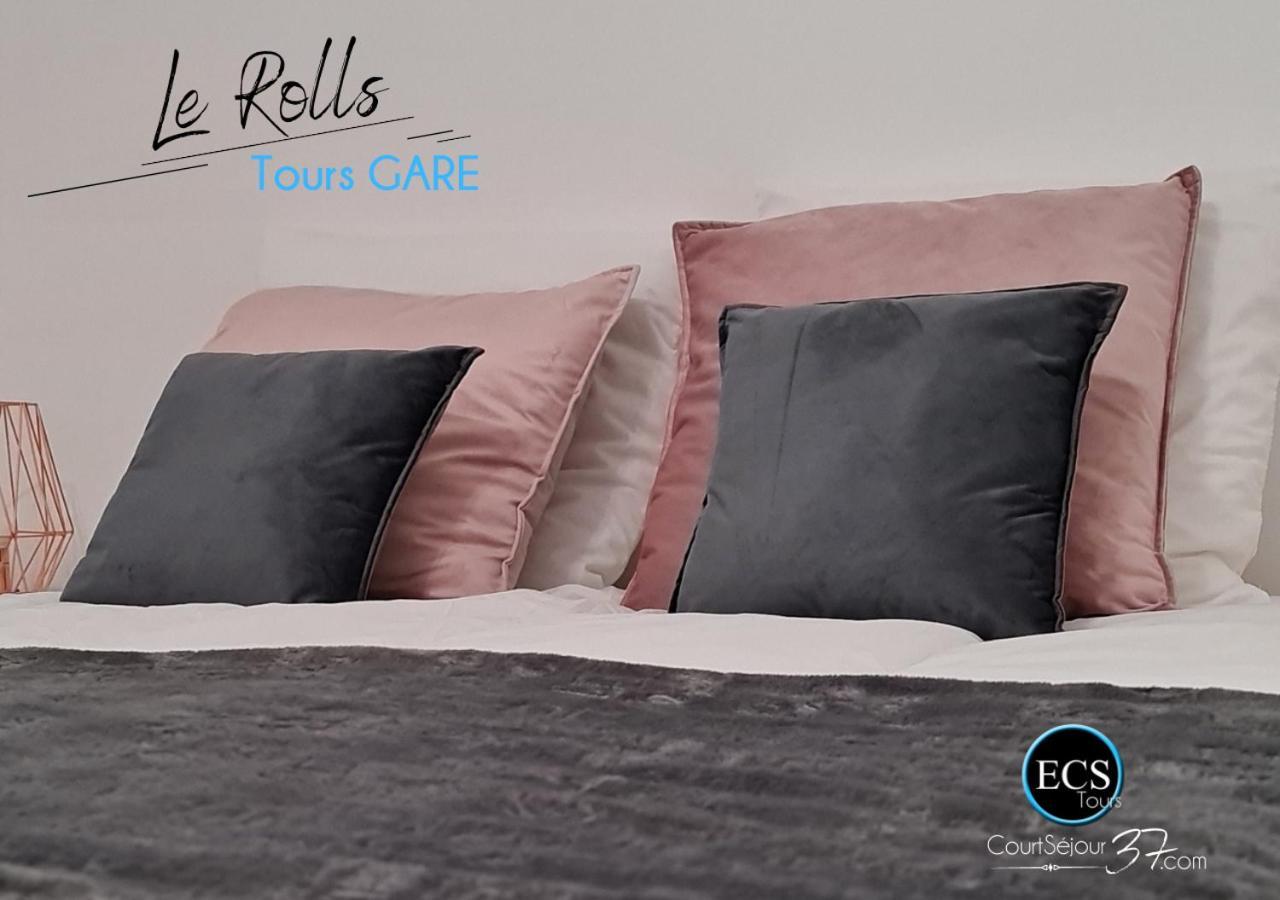 "Le Roll'S" - 1 Chambre - 5 Couchages - Calme - Terrasse - Parking Prive Tours Exteriör bild