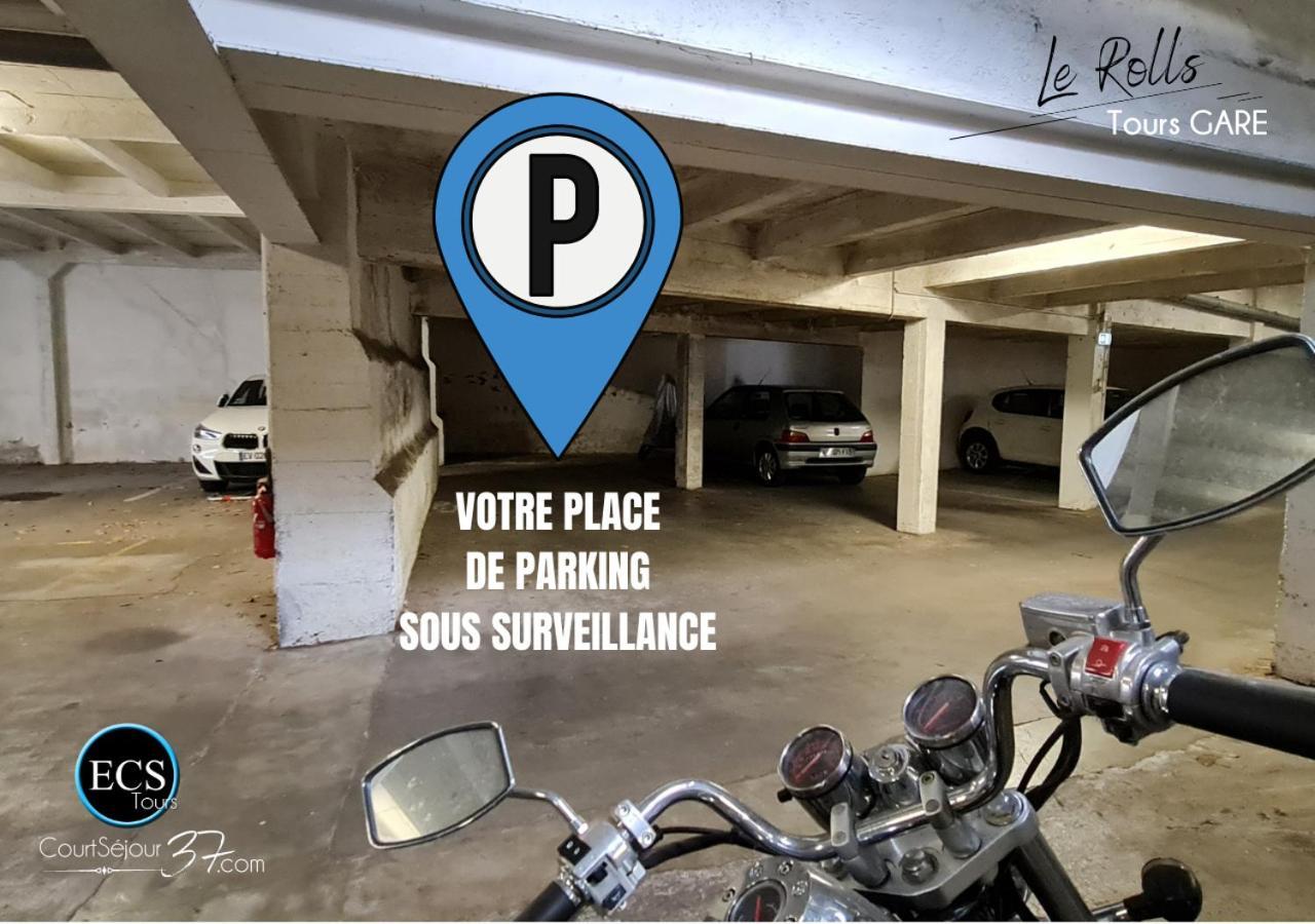 "Le Roll'S" - 1 Chambre - 5 Couchages - Calme - Terrasse - Parking Prive Tours Exteriör bild