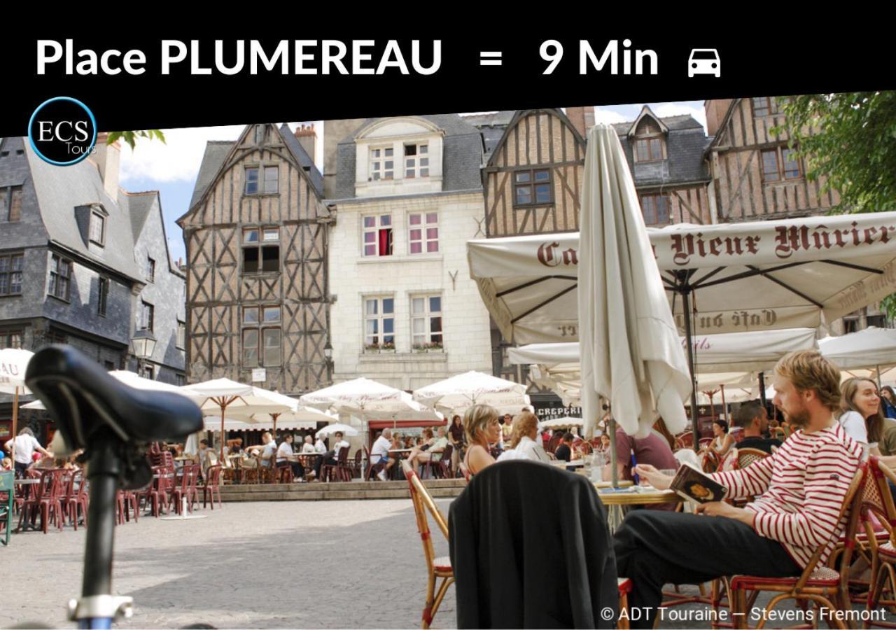 "Le Roll'S" - 1 Chambre - 5 Couchages - Calme - Terrasse - Parking Prive Tours Exteriör bild
