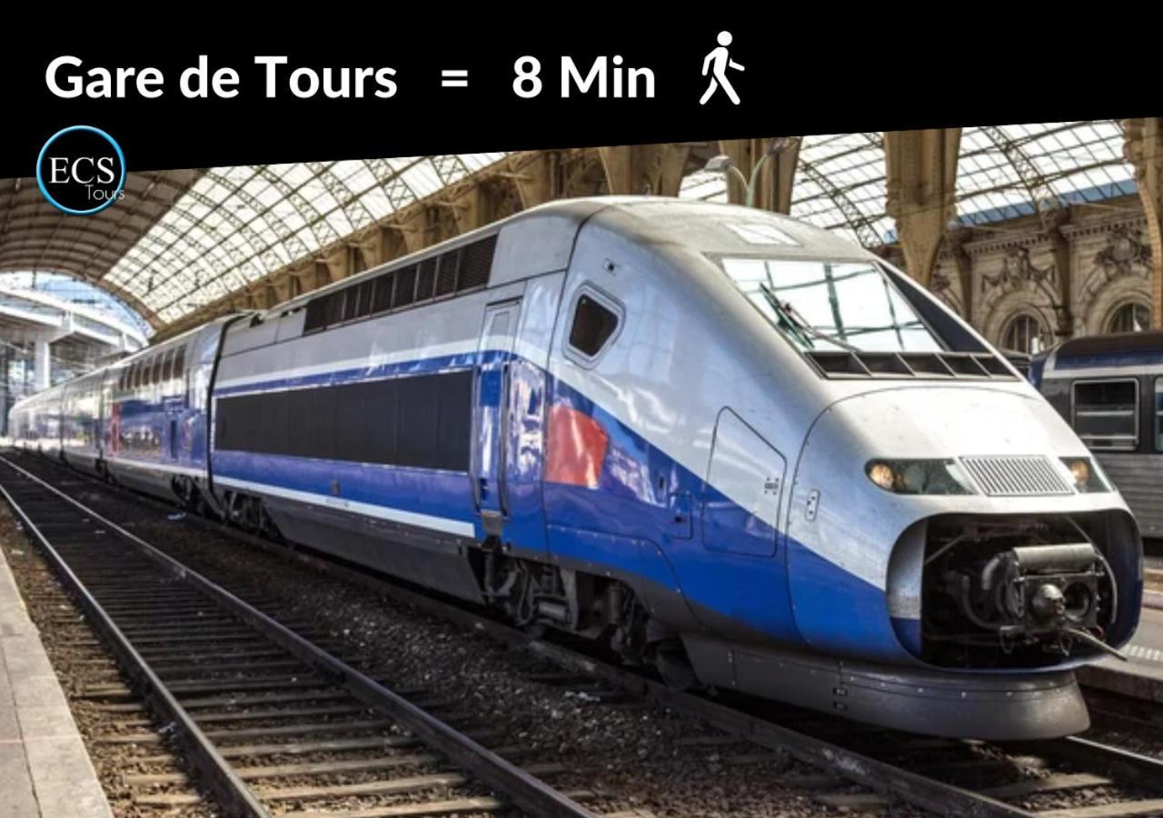 "Le Roll'S" - 1 Chambre - 5 Couchages - Calme - Terrasse - Parking Prive Tours Exteriör bild